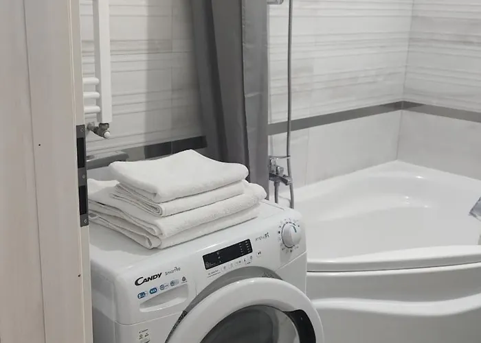 Calm-luxury Modern Free Parking Air Conditioning Espresso Bright View Complet Utilat بوخارست