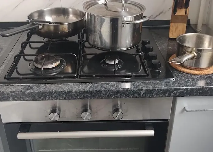 Calm-luxury Modern Free Parking Air Conditioning Espresso Bright View Complet Utilat شقة *